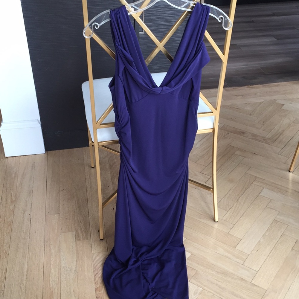 David Meister purple dress, size 6 SOLD